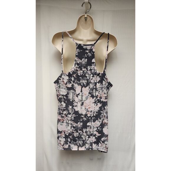 STUDIO Y -Women's Plus XXL Boho Sequin Accent Racer Back Color Gray/Pink Top - Picture 6 of 8